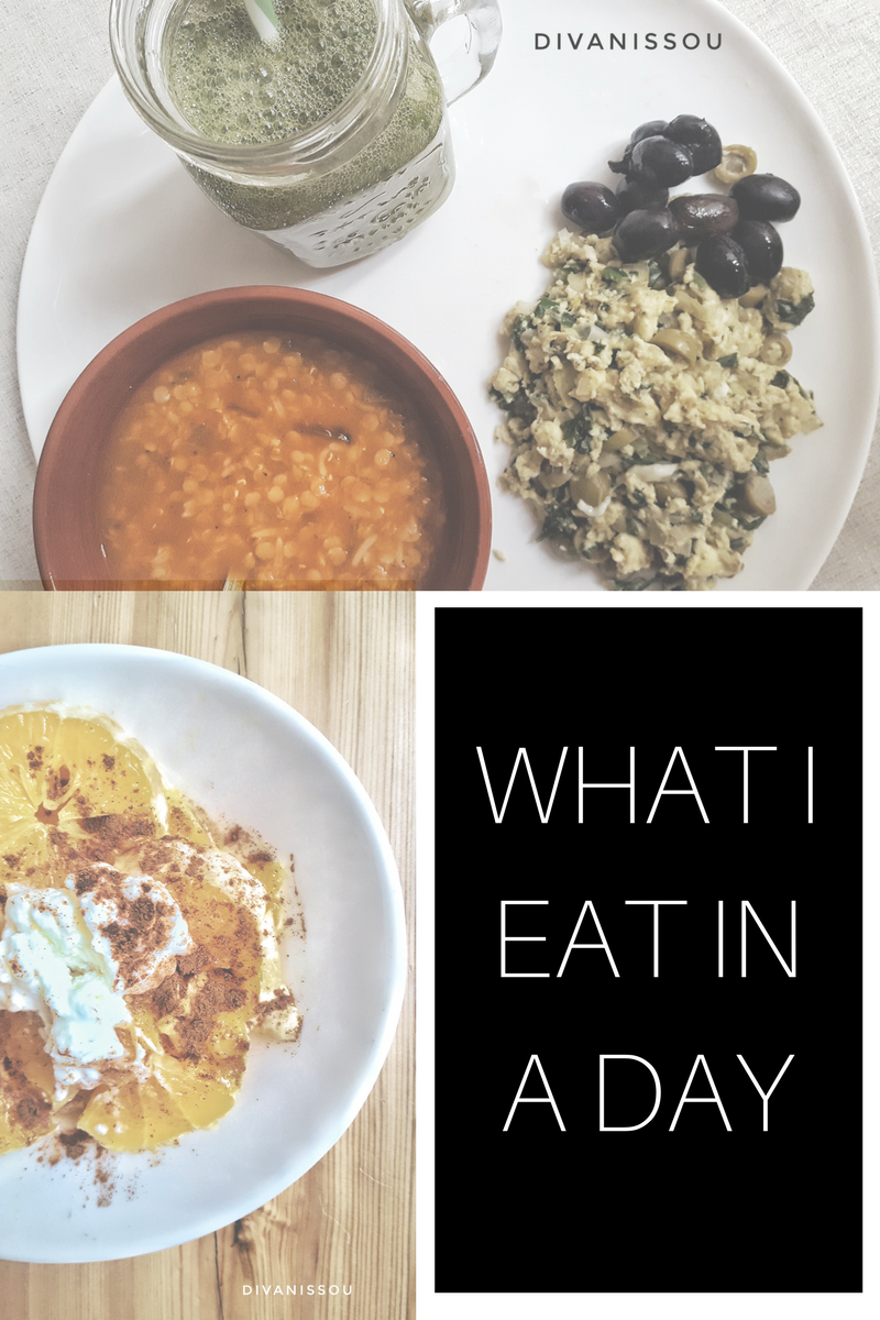What I eat in a day